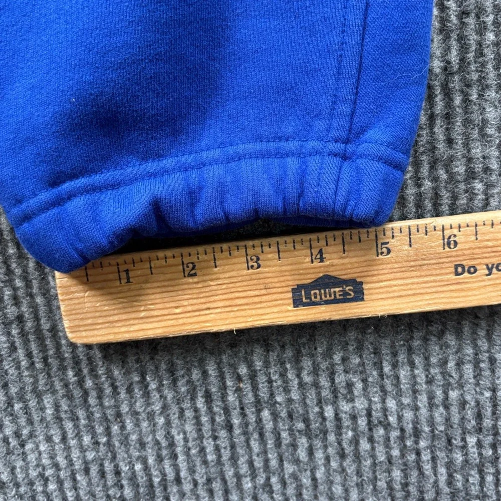 Lands' End Sweatpants Mens M Cobalt Blue Vintage Joggers Athletic Streetwear